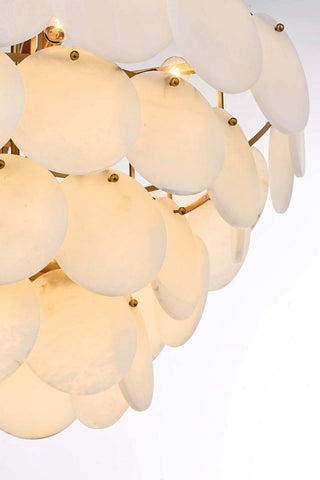 Charlotte 21 Light Chandelier in Satin Gold