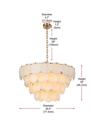 Charlotte 21 Light Chandelier in Satin Gold