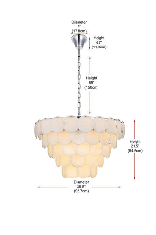 Charlotte 29 Light Chandelier in Chrome