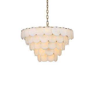 Charlotte 29 Light Chandelier in Satin Gold