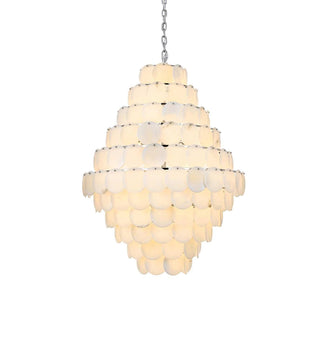 Charlotte 66 Light Chandelier in Chrome