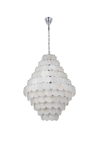 Charlotte 66 Light Chandelier in Chrome
