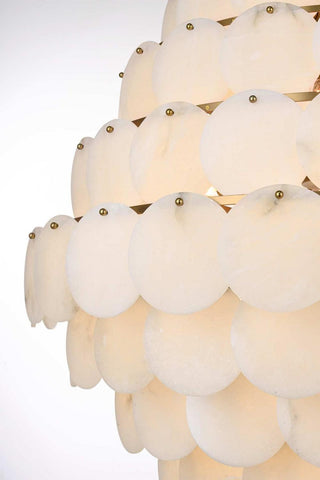 Charlotte 66 Light Chandelier in Satin Gold