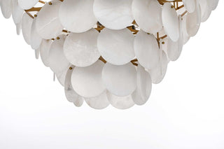 Charlotte 66 Light Chandelier in Satin Gold