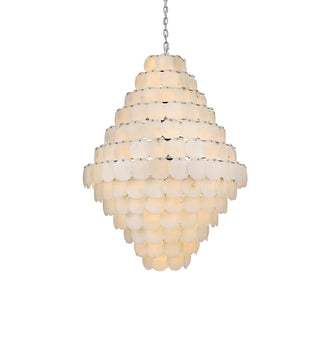 Charlotte 90 Light Chandelier in Chrome