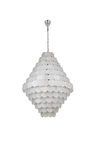 Charlotte 90 Light Chandelier in Chrome