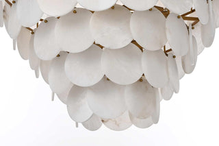Charlotte 90 Light Chandelier in Satin Gold