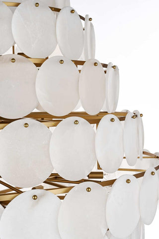 Charlotte 90 Light Chandelier in Satin Gold