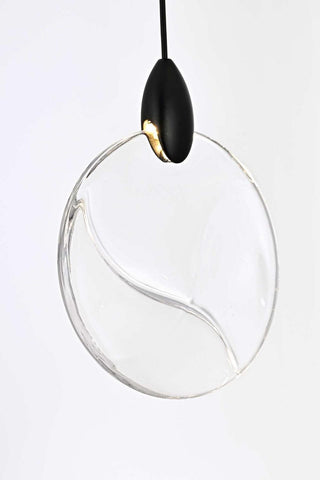 Avery LED Pendant in Black