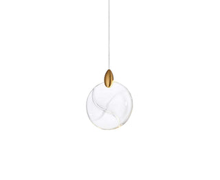 Avery LED Pendant in Satin Gold