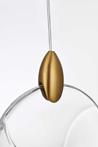Avery LED Pendant in Satin Gold