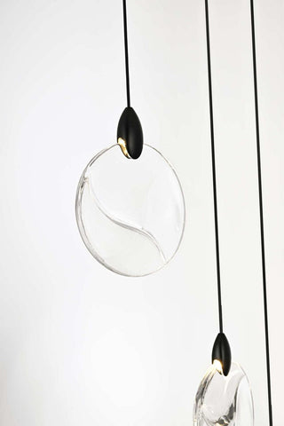 Avery LED Pendant in Black