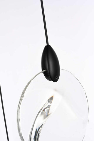 Avery LED Pendant in Black