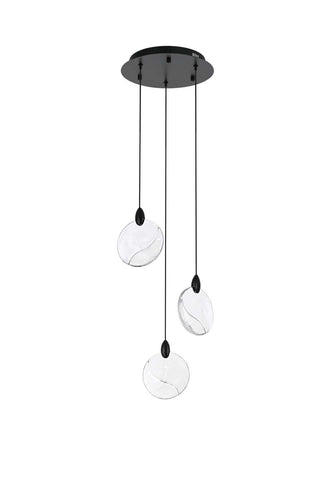 Avery LED Pendant in Black
