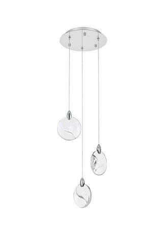 Avery LED Pendant in Chrome