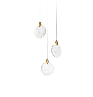 Avery LED Pendant in Satin Gold