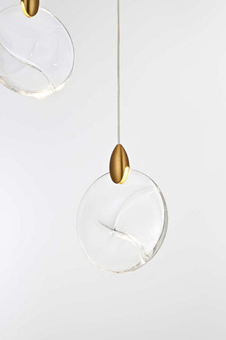 Avery LED Pendant in Satin Gold