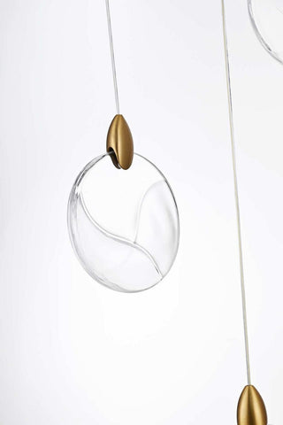 Avery LED Pendant in Satin Gold