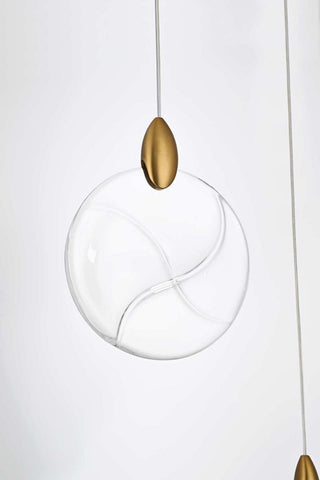 Avery LED Pendant in Satin Gold