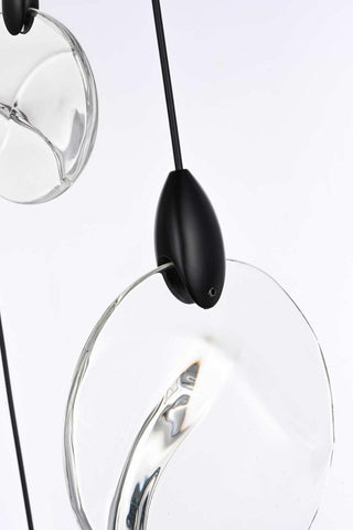 Avery LED Pendant in Black