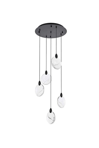 Avery LED Pendant in Black