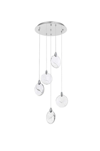 Avery LED Pendant in Chrome