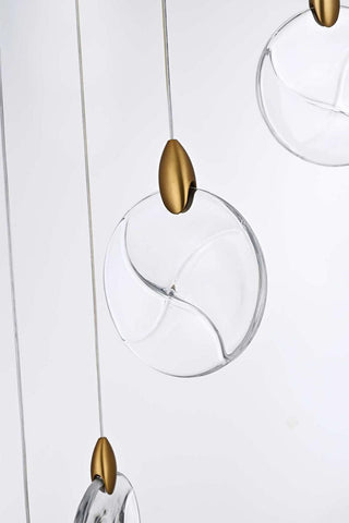 Avery LED Pendant in Satin Gold