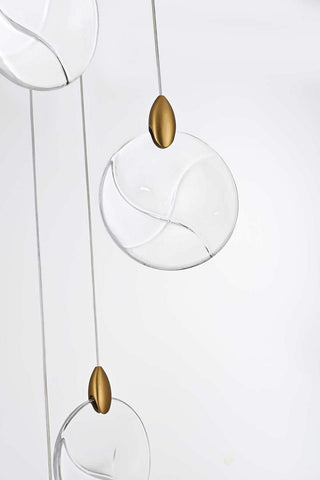 Avery LED Pendant in Satin Gold