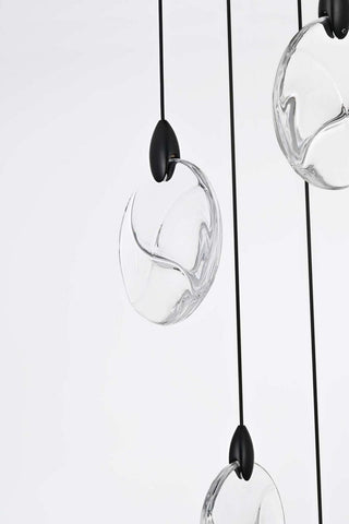 Avery LED Pendant in Black