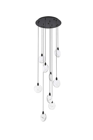 Avery LED Pendant in Black