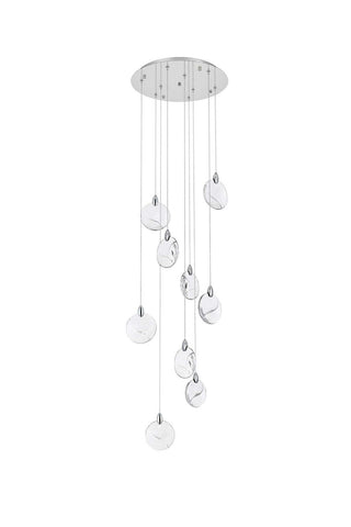 Avery LED Pendant in Chrome