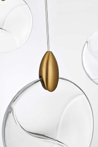 Avery LED Pendant in Satin Gold