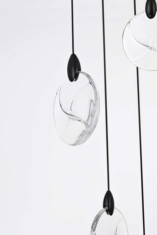 Avery LED Pendant in Black
