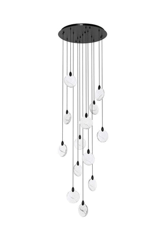 Avery LED Pendant in Black