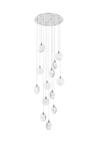 Avery LED Pendant in Chrome