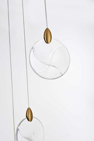 Avery LED Pendant in Satin Gold
