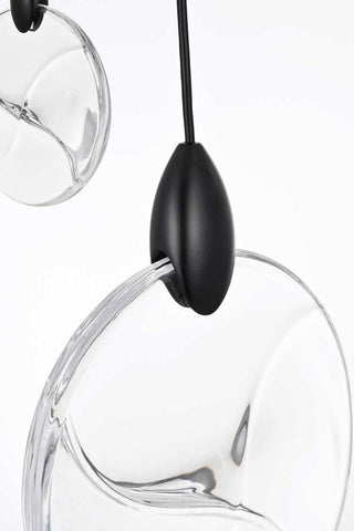 Avery LED Pendant in Black