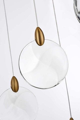 Avery LED Pendant in Satin Gold