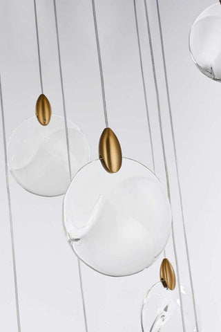 Avery LED Pendant in Satin Gold