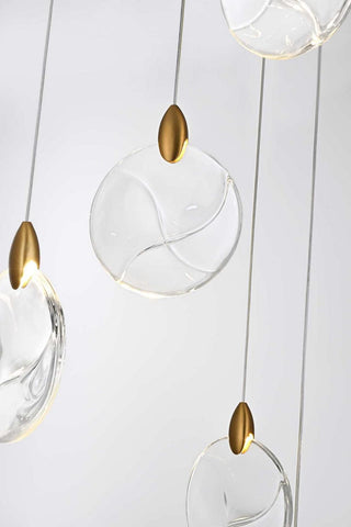 Avery LED Pendant in Satin Gold