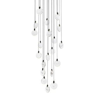 Avery LED Chandelier in Black