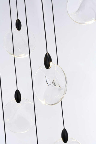 Avery LED Chandelier in Black