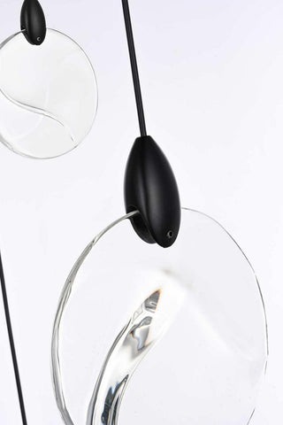 Avery LED Chandelier in Black