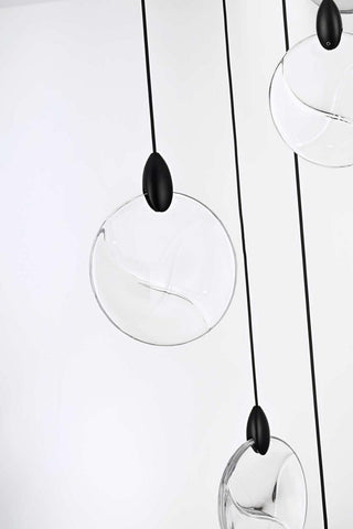 Avery LED Chandelier in Black