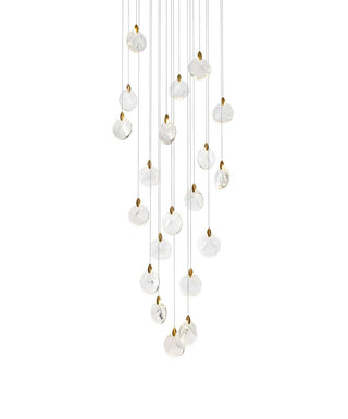 Avery LED Chandelier in Satin Gold