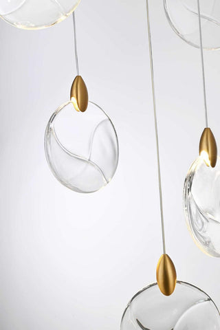 Avery LED Chandelier in Satin Gold
