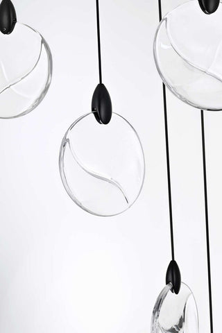 Avery LED Chandelier in Black