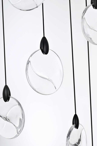 Avery LED Chandelier in Black