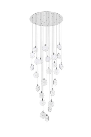 Avery LED Chandelier in Chrome