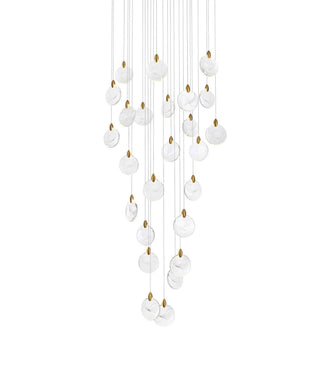 Avery LED Chandelier in Satin Gold